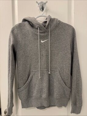 Nike Gray Pullover Cowl Neck Hoodie